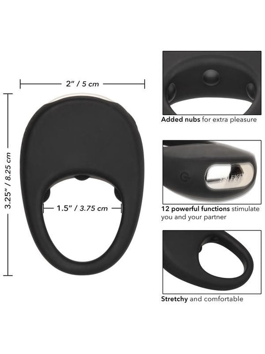 Silicone Rechargeable Pleasure Vibrating Cock Ring - Vibrating Cock Rings