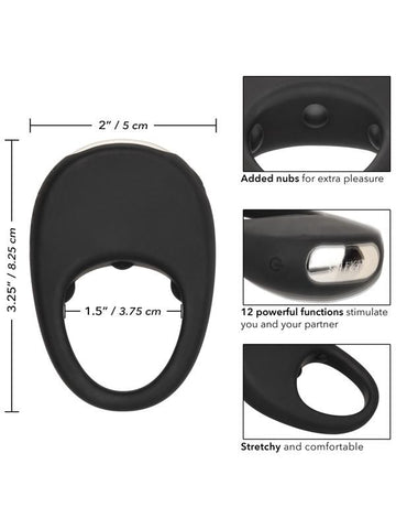 Silicone Rechargeable Pleasure Vibrating Cock Ring - Vibrating Cock Rings