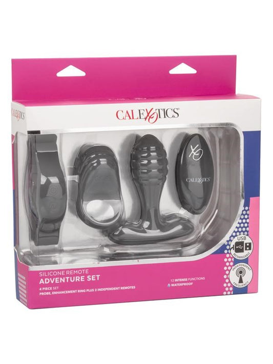 Silicone Remote Control Pleasure Sex Toy Set - Sex Kits
