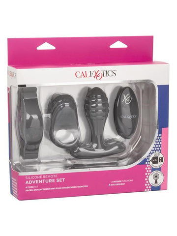 Silicone Remote Control Pleasure Sex Toy Set - Sex Kits