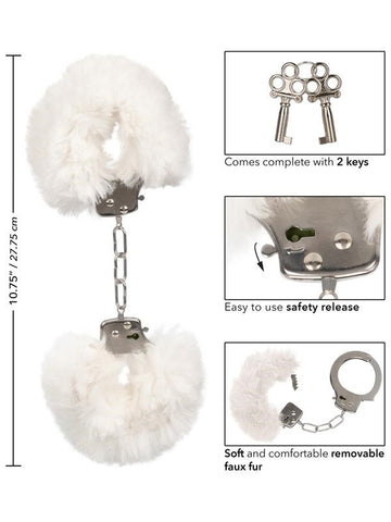 Ultra Fluffy Furry BDSM Play Cuffs - Cuffs and Restraints