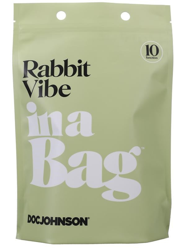 Doc Johnson 10 Functions Rabbit Vibe In A Bag Rabbit Vibrators