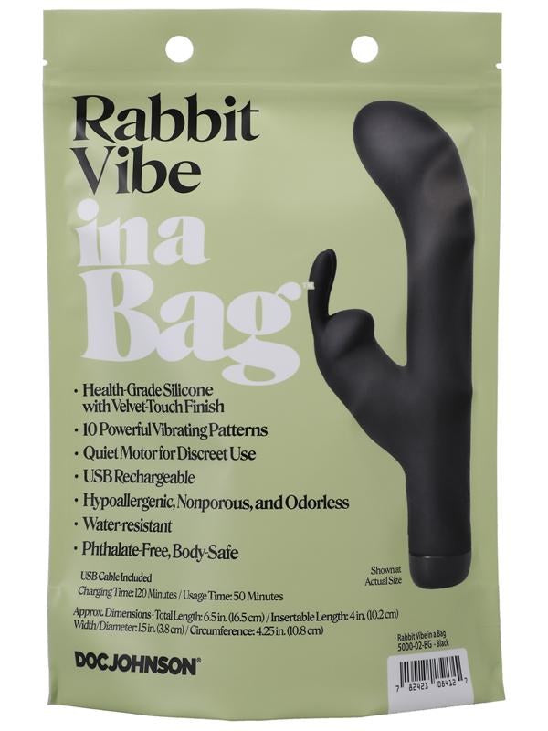 Doc Johnson 10 Functions Rabbit Vibe In A Bag Rabbit Vibrators