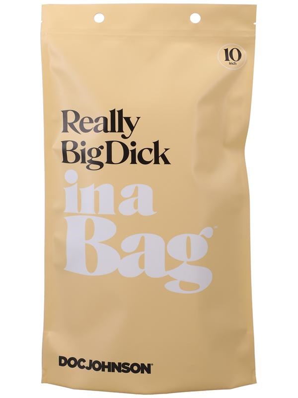 Doc Johnson 10 inch Really Big Realistic Dick In A Bag Realistic Dildos