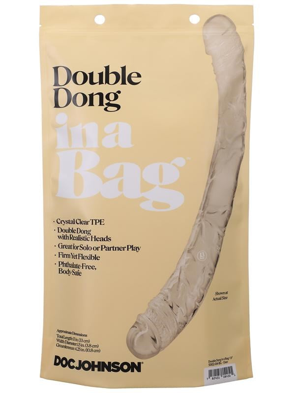 Doc Johnson 13 inch Double Dong In A Bag Double Ender