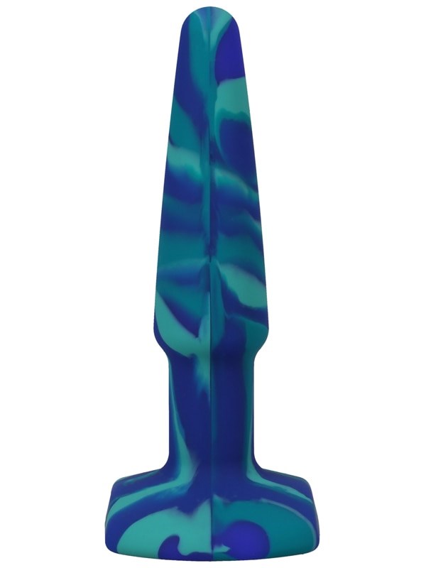 Doc Johnson A-Play Groovy Silicone Anal Play Plug Ocean Butt Plugs