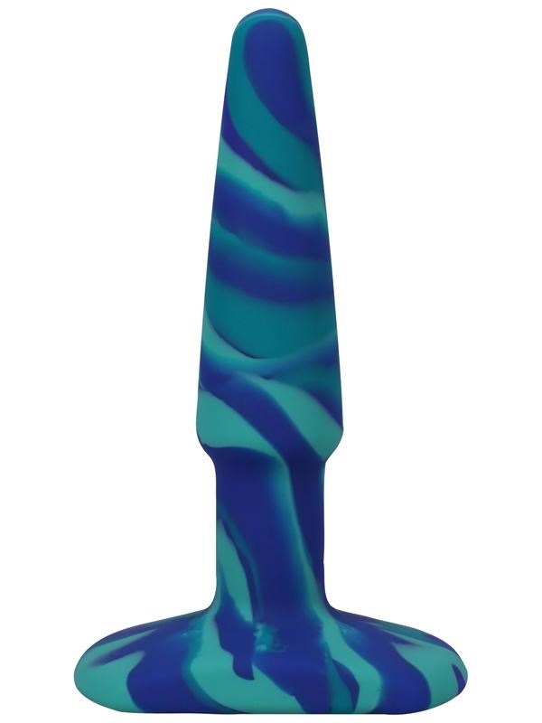 Doc Johnson A-Play Groovy Silicone Anal Play Plug Ocean Butt Plugs