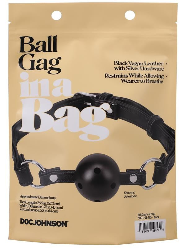 Doc Johnson BDM Play Ball Gag In A Bag Bondage Gags and Bits