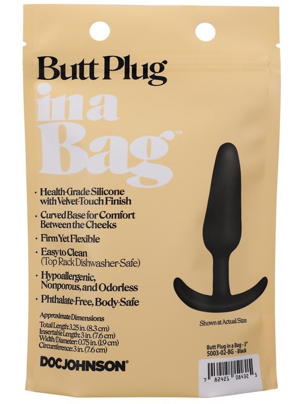 Doc Johnson Beginner-Friendly Butt Plug In A Bag Butt Plugs