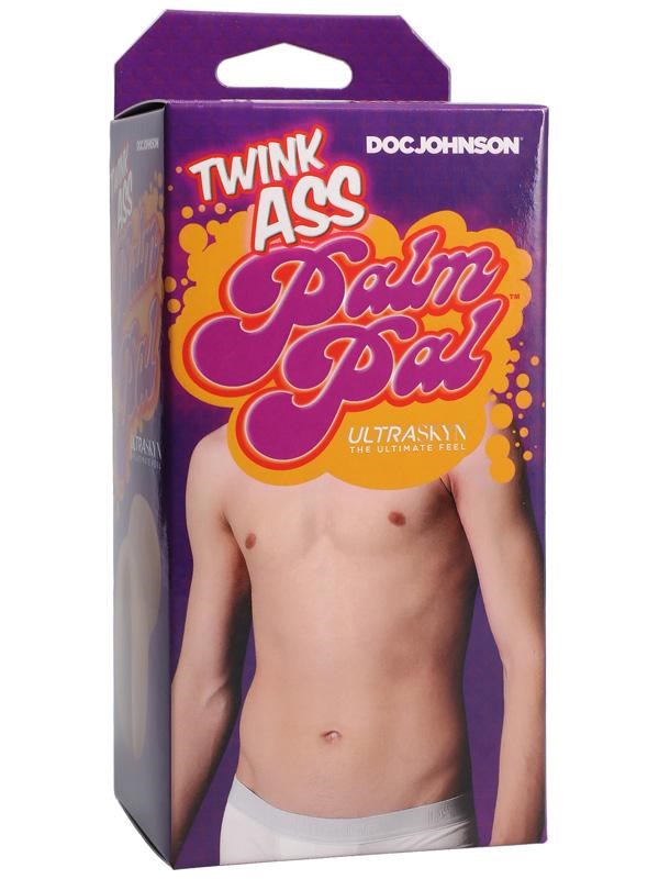 Doc Johnson Palm Pal Twink ULTRASKYN Realistic Ass Stroker Masturbators and Strokers