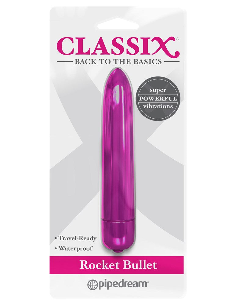 Classix Vibrating Rocket Bullet Massager Bullet Vibrators