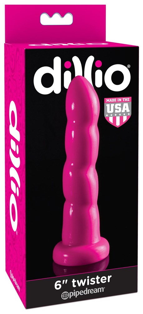 Dillio 6 inch Twister Realistic Silicone Dildo Realistic Dildos