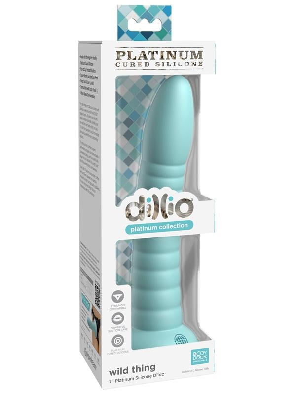 Dillio Platinum Wild Thing 7 inch Pure Silicone Dildo Realistic Dildos