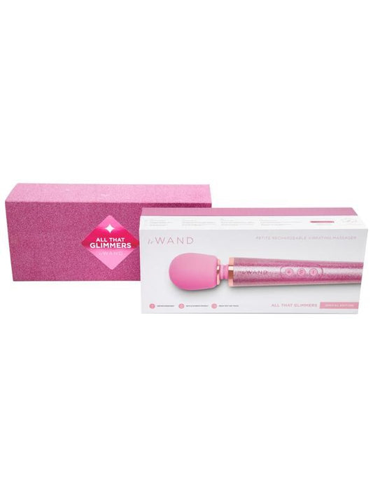 Le Wand Petite All That Glimmers - Compact Rechargeable Massager - Body Wands