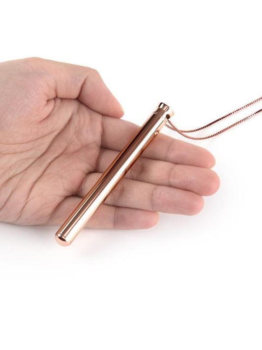 Le Wand Chrome Vibrating Pendant - Elegant Pleasure on the Go - Mini & Slim Vibrators