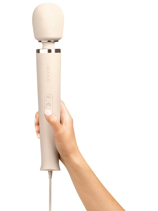 Le Wand Plug-In Vibrating Massager - Endless Bliss at Your Fingertips - Body Wands