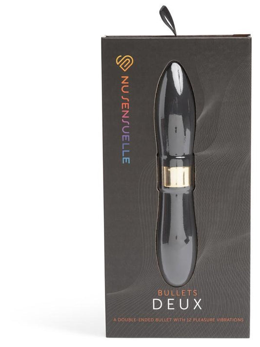 Nu Sensuelle Duo-Ended Vibrator - Waterproof, USB Rechargeable - Bullet Vibrators