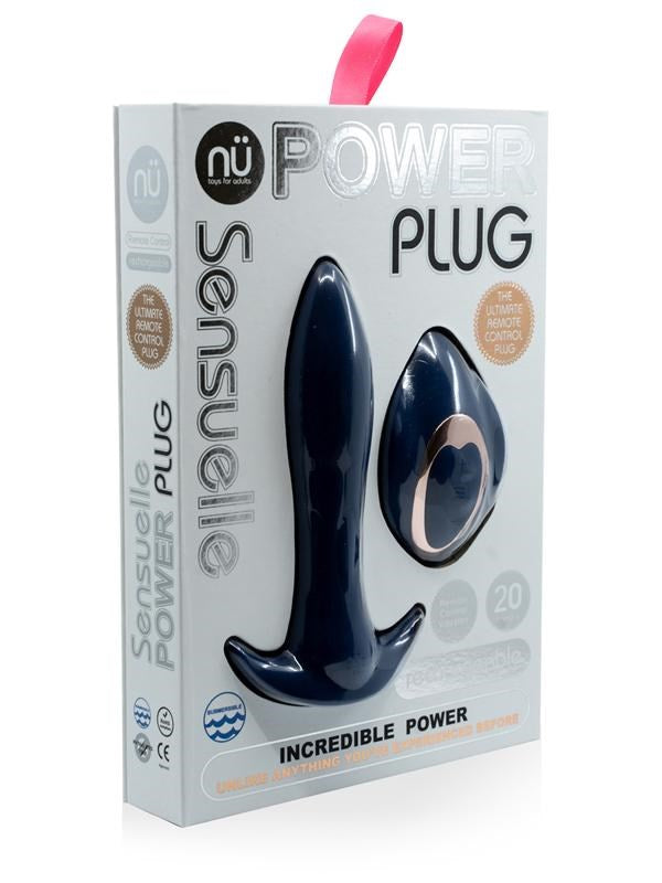 Nu Sensuelle Power Plug 20 Functions Remote Controlled Butt Plug Butt Plugs