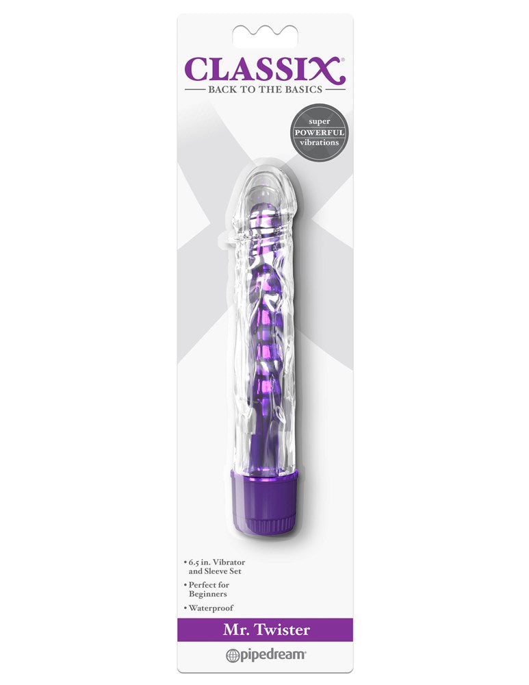 Pipedream Classix Mr. Twister Dildo Vibrator Vibrating Dildos