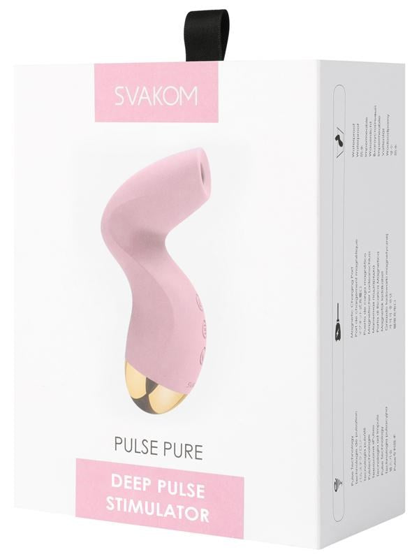 Svakom Pulse Pure Water Resistant Clitoral Vibrator Clit Ticklers and Pulsators