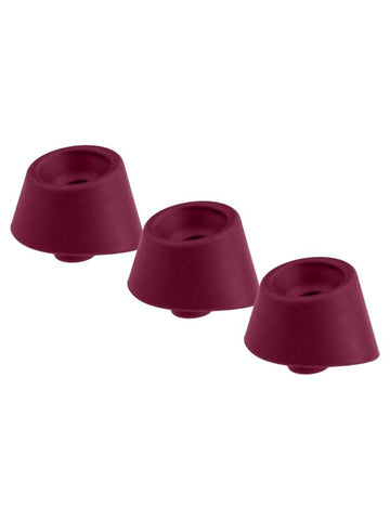 Womanizer Heads Duo - Bordeaus Triple Delight - Vibrator Accessories