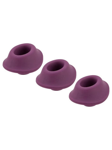 Womanizer Premium Silicone Stimulation Trio - Hypoallergenic Comfort - Vibrator Accessories