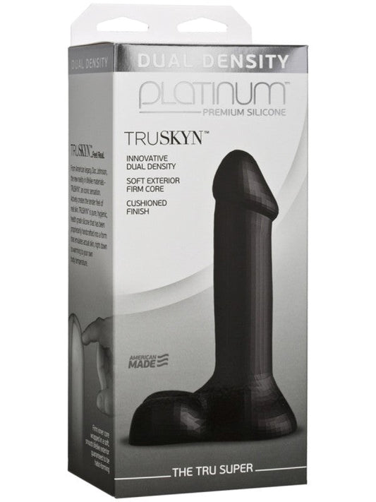 Doc Johnson Platinum The Tru Super 7 Inch Realistic Dildo - Realistic Dildos