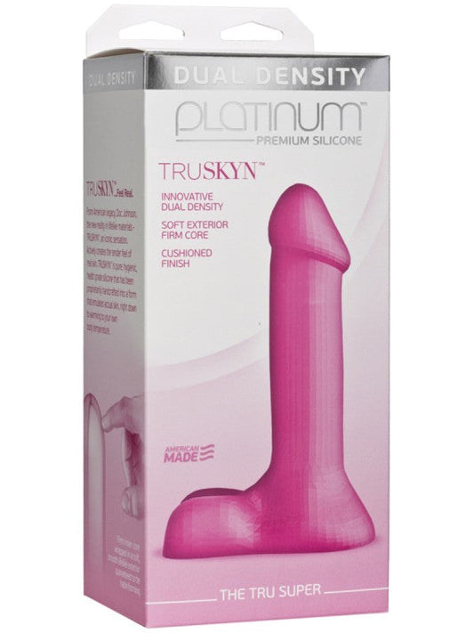 Doc Johnson Platinum The Tru Super 7 Inch Realistic Dildo - Realistic Dildos