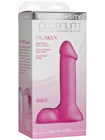 Doc Johnson Platinum The Tru Super 7 Inch Realistic Dildo - Realistic Dildos