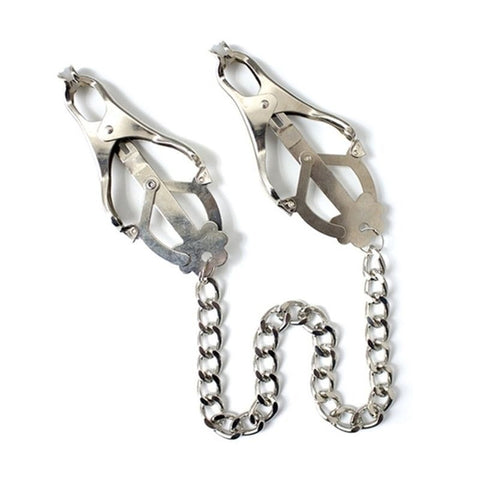 Japanese Clover Clamps With Chain - Breast and Nipple Toys