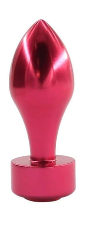 Aluminium Butt Plug with Red Diamonte - Non-Realistic Dildos