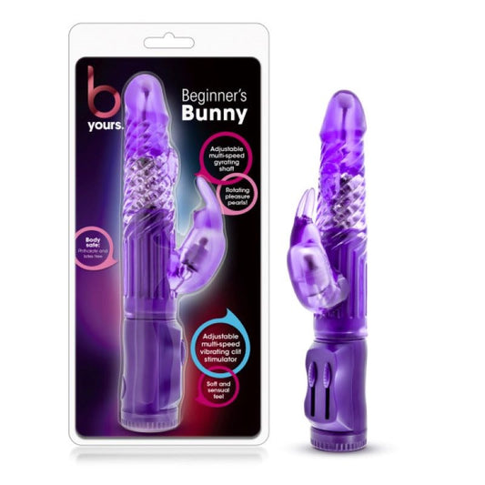 Blush Novelties B Yours - Compact Beginner's Pleasure Bunny - Double Ender