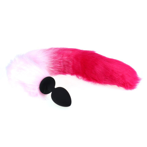 Booty Beads Black Silicone Anal Plug Medium - Butt Plugs
