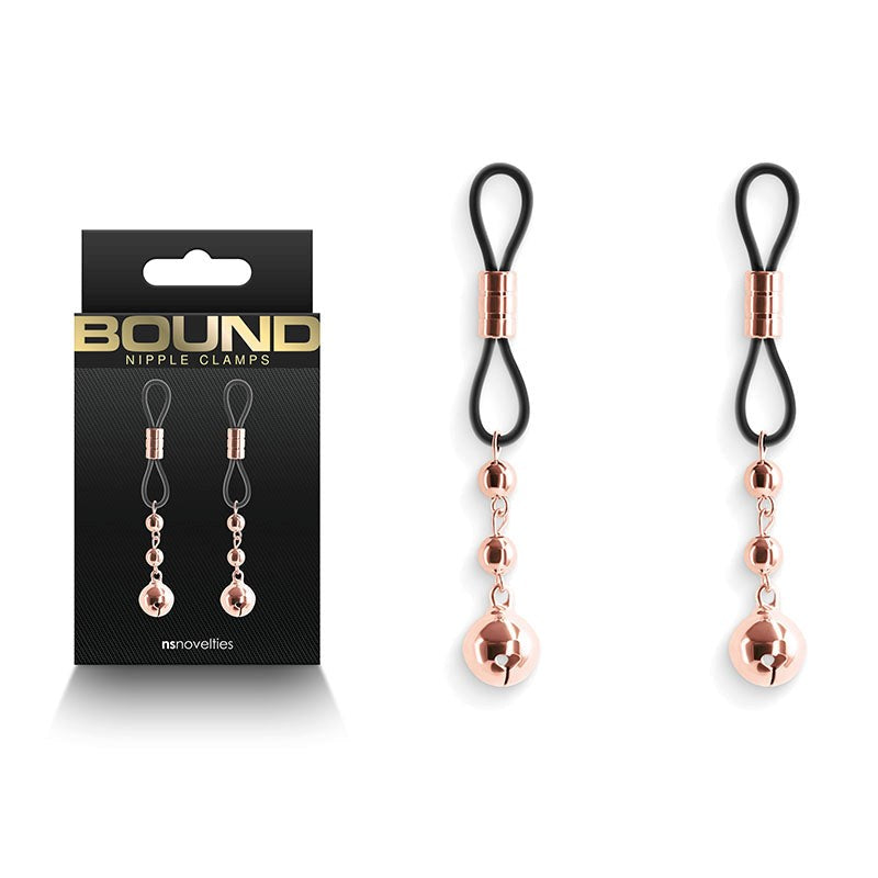 Bound Nipple Clamps - D1 Breast and Nipple Toys