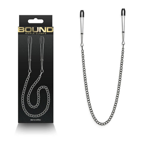 Bound Nipple Clamps - DC3 - Breast and Nipple Toys