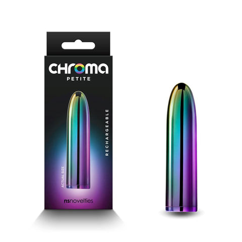 NS Novelties Chroma Petite - Compact USB Rechargeable Bullet Vibrator - Realistic Dildos