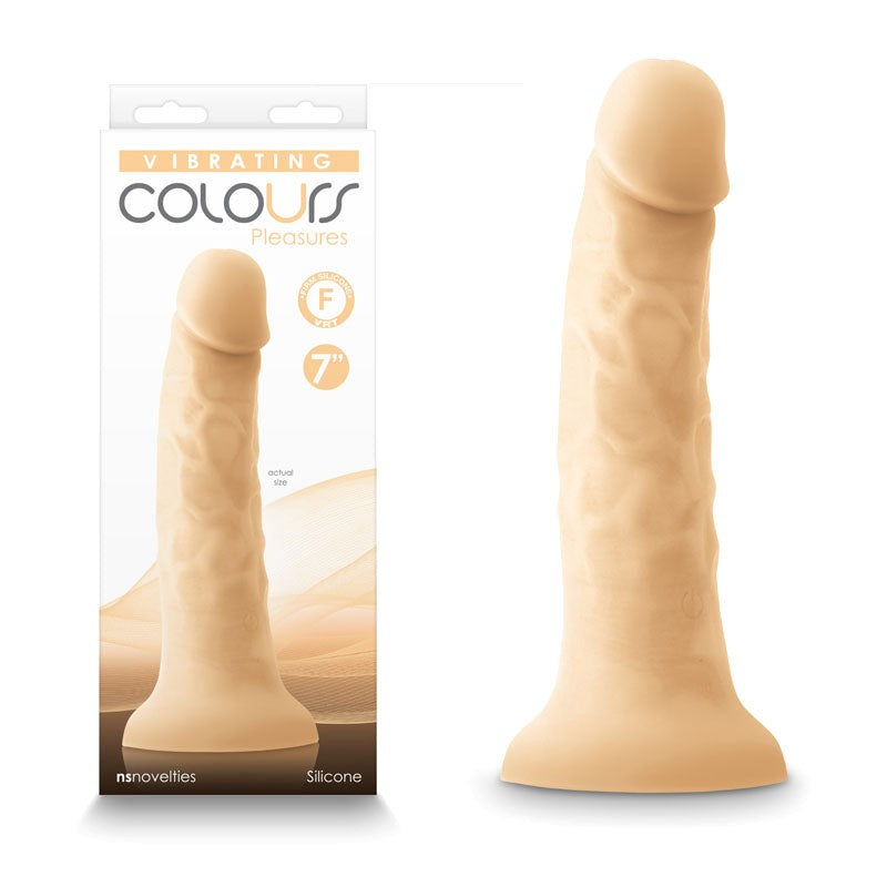 Colours Pleasures - 7 Inch Vibrating Dong Rabbit Vibrators