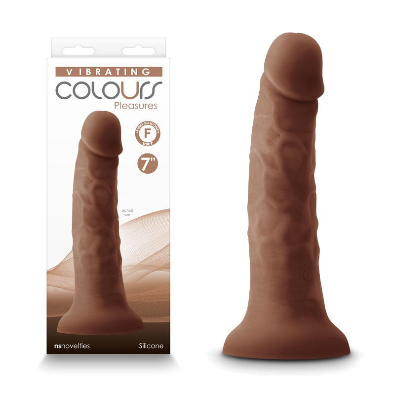 Colours Pleasures - 7 Inch Vibrating Dong Rabbit Vibrators