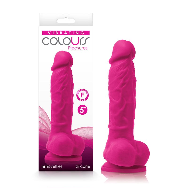 Colours Pleasures Vibrating Dildo 5 inch Body Wands