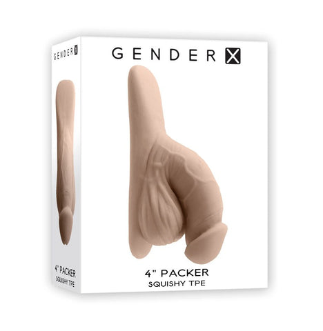 Gender-Affirming 4" Flexible Packer by Gender X - Sex Toys For Couples