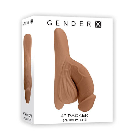 Gender-Affirming 4" Flexible Packer by Gender X - Sex Toys For Couples