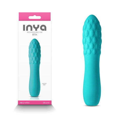 INYA Rita - Stylish, Textured, USB-Rechargeable Pleasure Companion - Non-Realistic Dildos