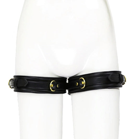 BDStyle Luxury Leather Erotic Thigh Restraints - Cuffs and Restraints