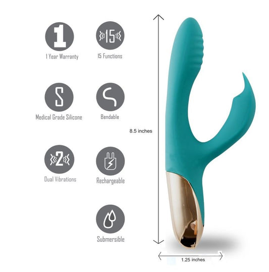 Maia Skyler Rechargeable Rabbit Vibe - Body Wands