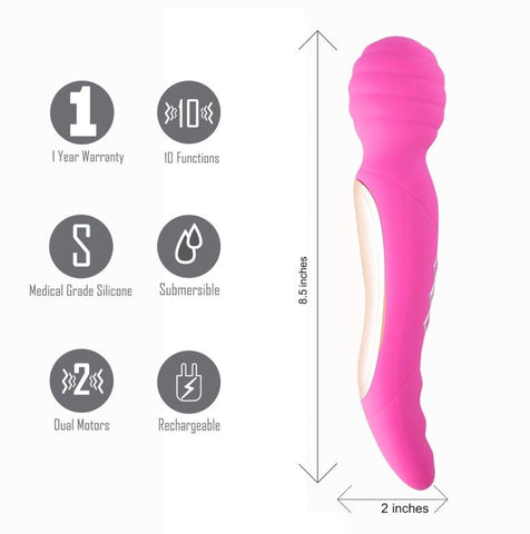 Maia Zoe Dual Stimulator - Unleash Blissful Sensations - Finger and Tongue Vibrators