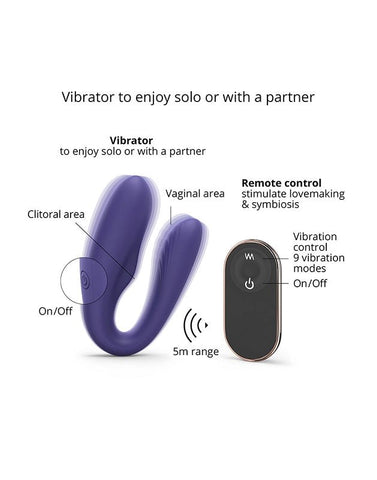 Love to Love Match Up - Dual Stimulation Couples Vibrator - Remote Control Vibrators