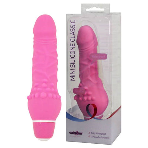 Seven Creations Mini Silicone Classic - Portable Pleasure - Silicone Vibrators