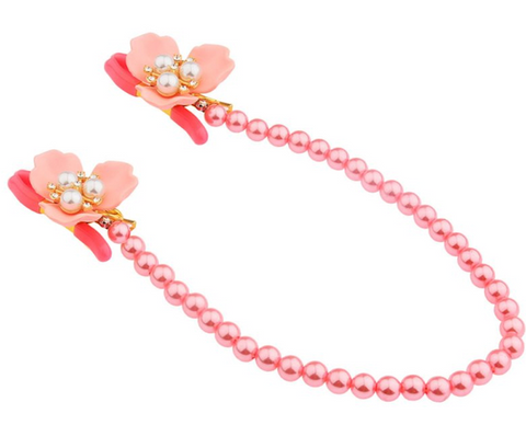 Naughty Nasty Nipple Clamps with Pearl - Breast and Nipple Toys