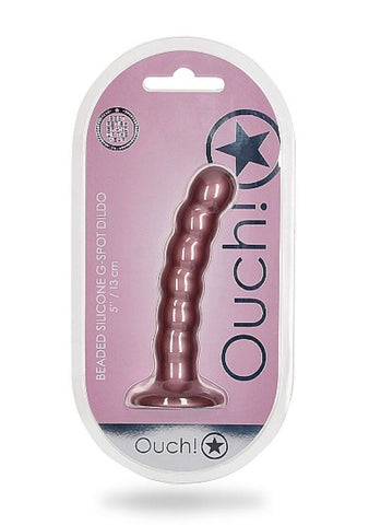 OUCH! Silky Smooth Beaded G-Spot Stimulator - Strap On Sextoys