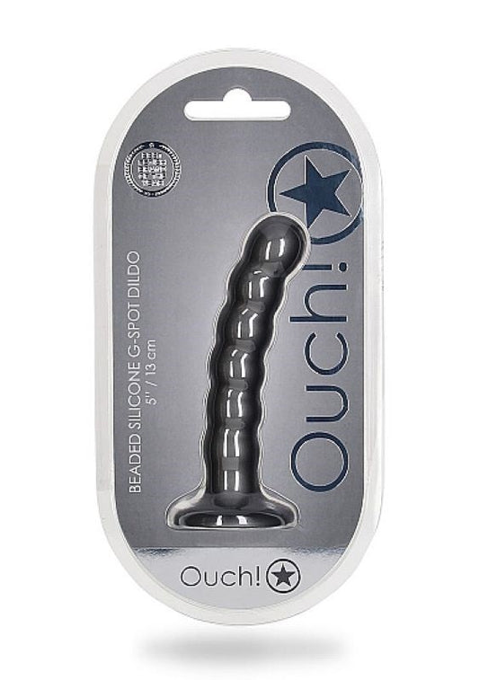 OUCH! Silky Smooth Beaded G-Spot Stimulator Strap On Sextoys